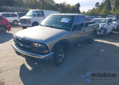 1998 Chevrolet S-10 Ls Fleetside из США, поврежденный, VIN 1GCCS19X0WK123534